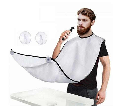 facial hair trimming catcher|beard trimming catcher apron.